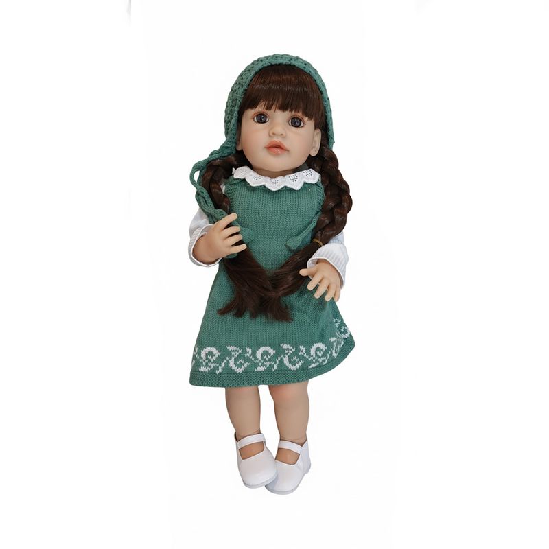 عروسک مدل دختر هوشمند chimi doll طرح سیلیکونی ارتفاع 50 سانتی متر